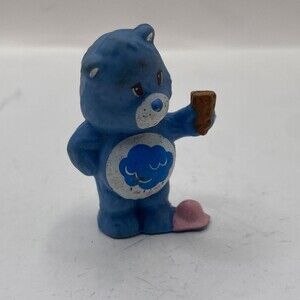 1983 Care Bears American Greetings Grumpy Bear 2" Mini 1980s Vintage Figure